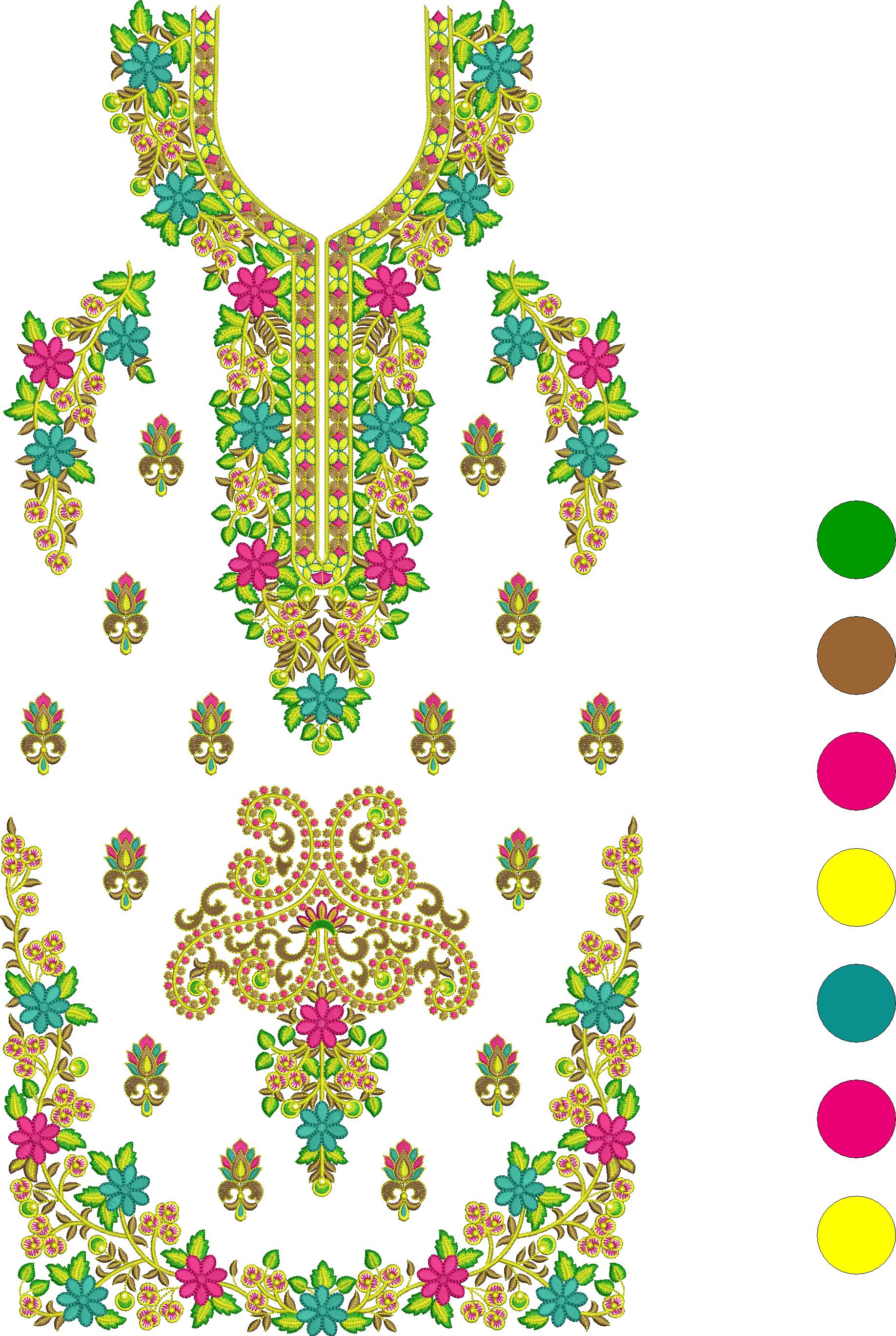 Special Free Suit and Indian Full Dress Embroidery Design (81)